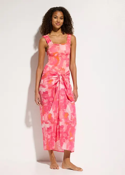 Bandeau-badedrakt med brede stropper, bonprix