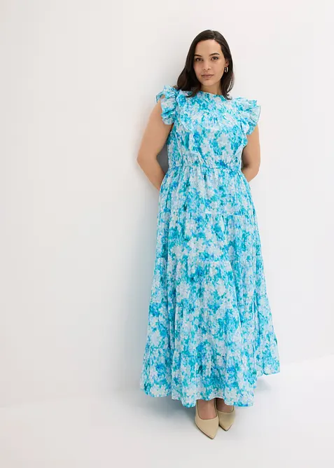 Maxikjole i 100% bomull, bonprix