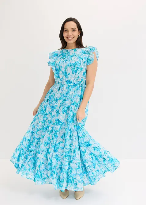 Maxikjole i 100% bomull, bonprix