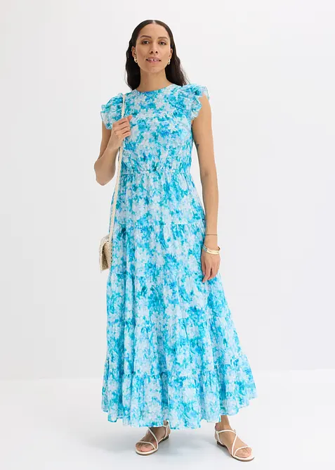 Maxikjole i 100% bomull, bonprix