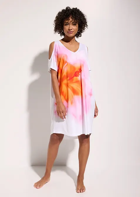 Strandkjole i lett viskose, bonprix