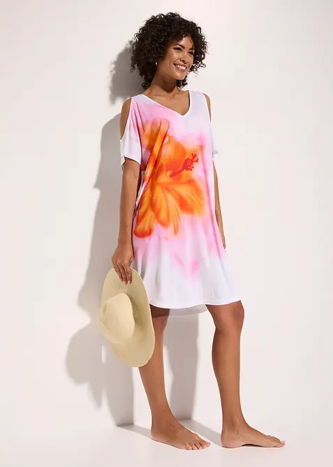 Strandkjole i lett viskose, bonprix