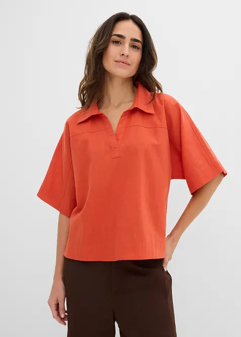 Bluse i 100% bomull, bonprix