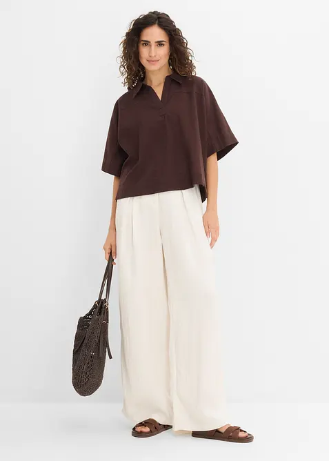 Bluse i 100% bomull, bonprix