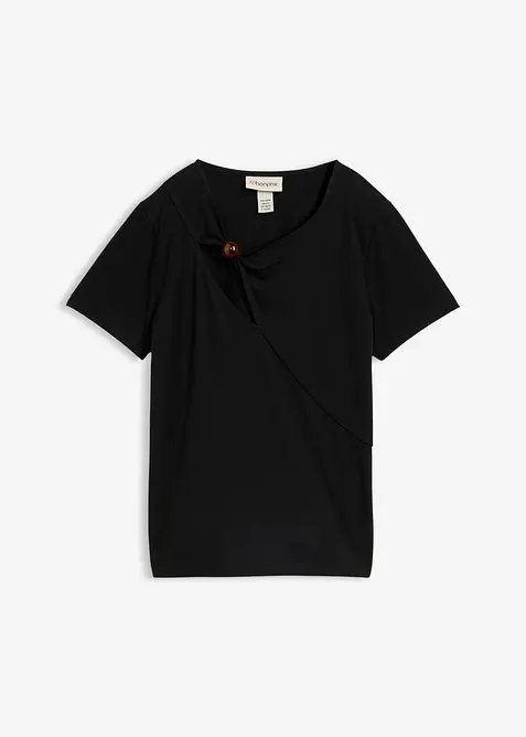 T-skjorte i viskoseblanding med pent fall, bonprix