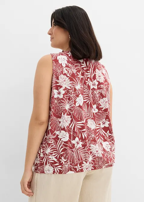 Jerseytopp i viskoseblanding, bonprix