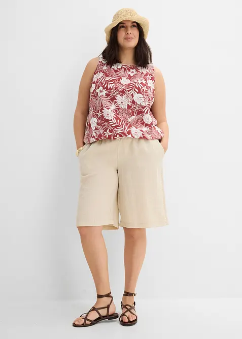 Jerseytopp i viskoseblanding, bonprix