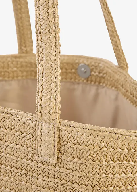 Shoppingveske i str&aring;look, bonprix
