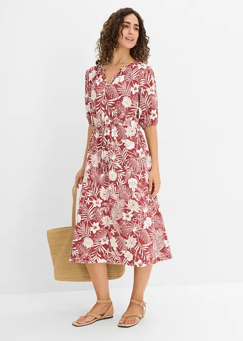 Jerseykjole i myk viskoseblanding, bonprix