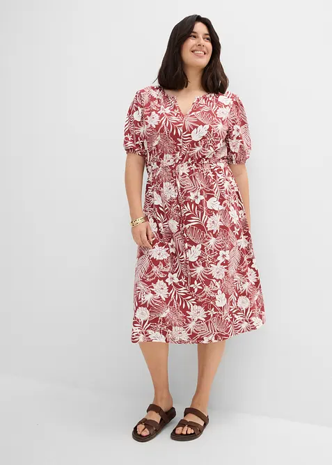 Jerseykjole i myk viskoseblanding, bonprix