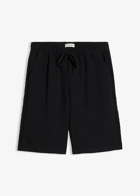 Pull on-bermudashorts i viskoseblanding, bonprix