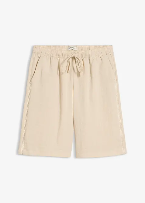 Pull on-bermudashorts i viskoseblanding, bonprix