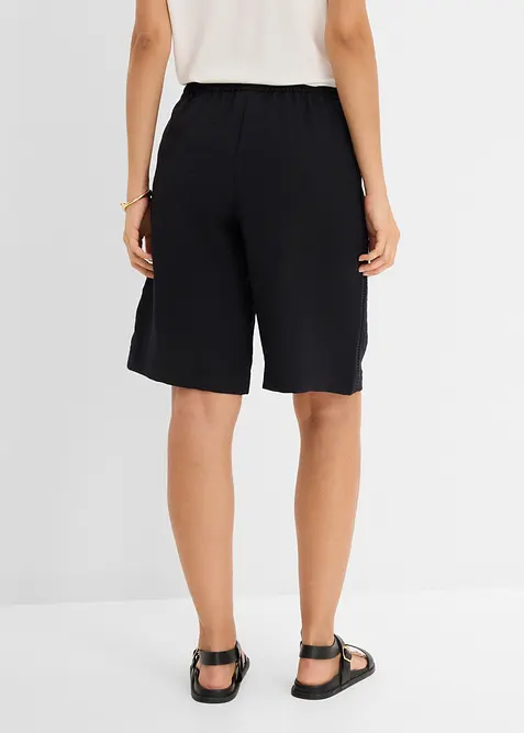 Pull on-bermudashorts i viskoseblanding, bonprix