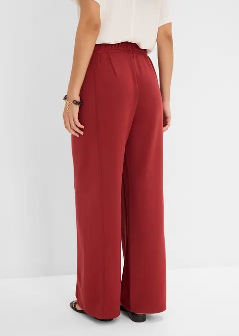 Vid bukse i scubamateriale, bonprix