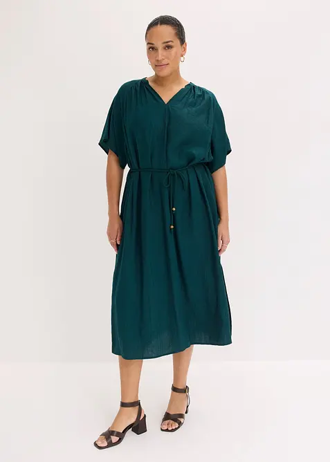 Kjole i myk viskoseblanding, bonprix