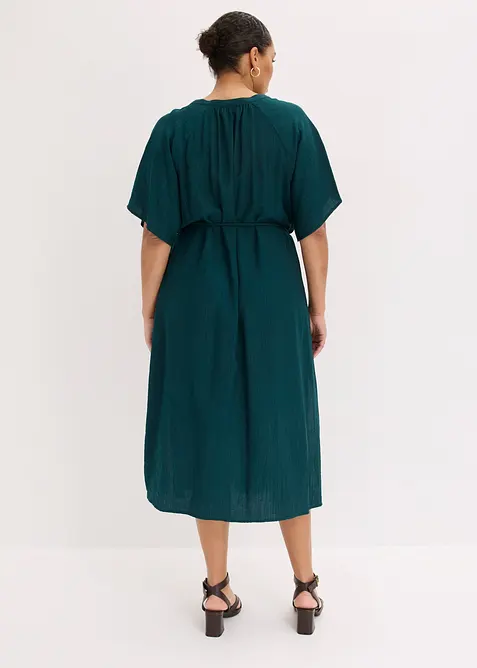 Kjole i myk viskoseblanding, bonprix