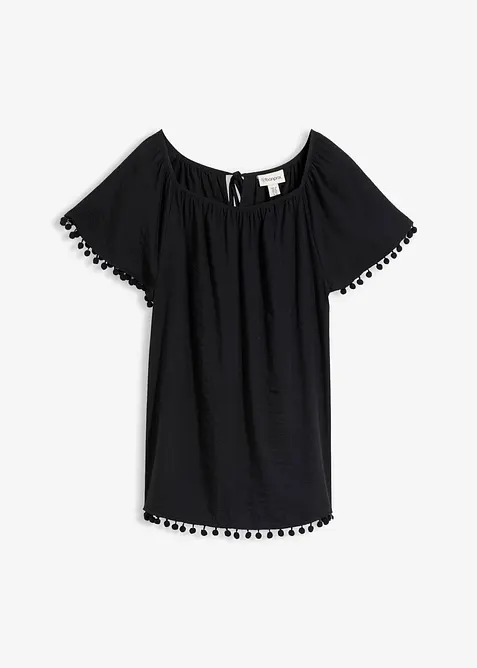 Bluse i myk viskoseblanding, bonprix