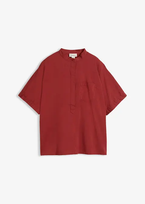 Kortermet bluse med lave skulders&oslash;mmer, bonprix