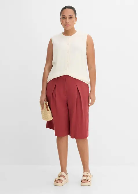Bermudashorts av viskosemiks, bonprix