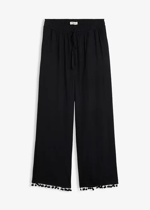 Pull on-bukse i viskoseblanding med pent fall, bonprix