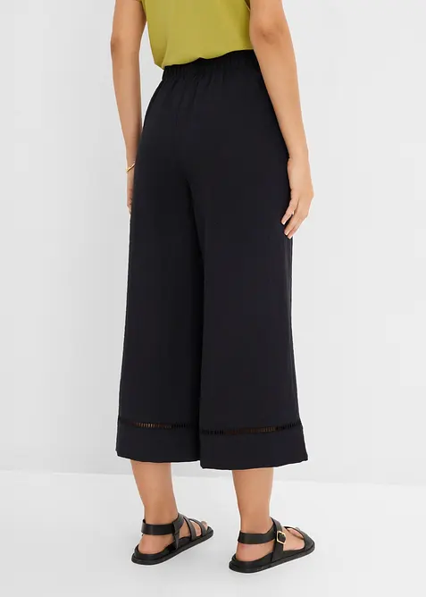 Culotte i viskoseblanding med pent fall, bonprix