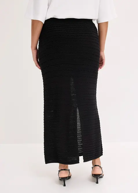 Maxiskj&oslash;rt med heklet blonde, bonprix