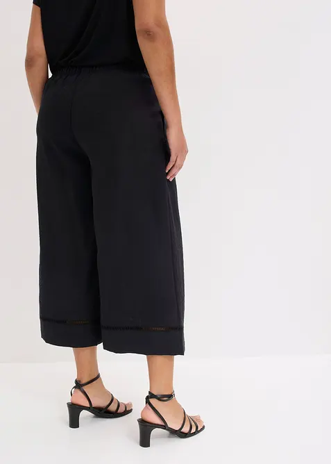 Culotte i viskoseblanding med pent fall, bonprix