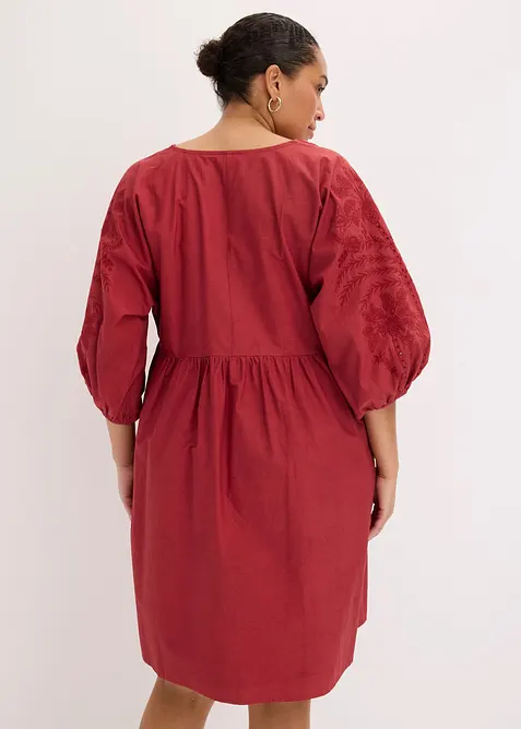 Skjortekjole i 100% bomull, bonprix