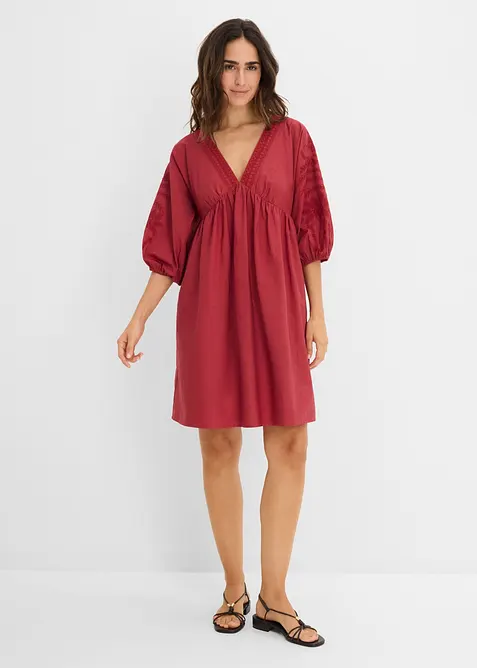 Skjortekjole i 100% bomull, bonprix