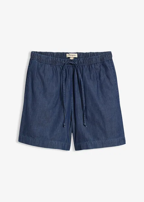 Denimshorts Mid Waist, komfortlinning, bonprix