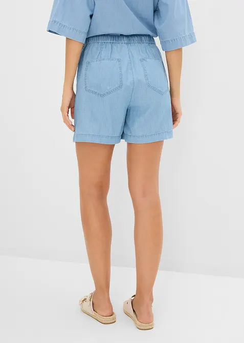 Denimshorts Mid Waist, komfortlinning, bonprix