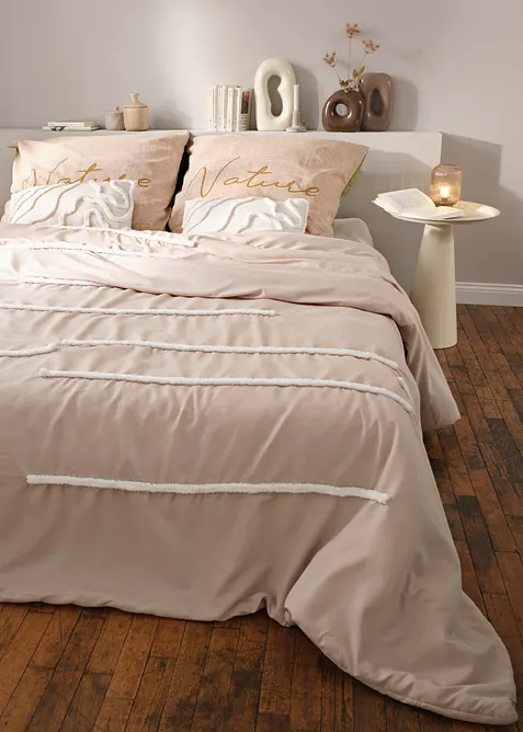 Sengeteppe med applikasjon, bonprix