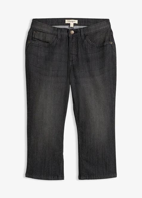 Slim Fit-caprijeans, Mid Waist, bonprix