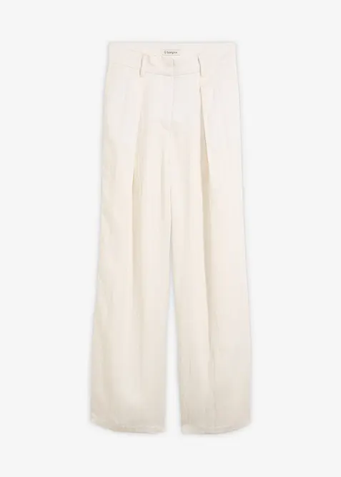 Sommerbukse med legg i viskoseblanding, bonprix