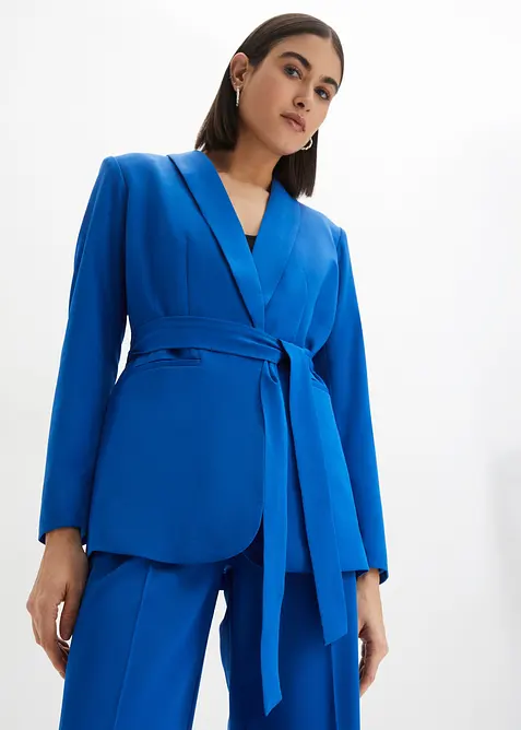 Blazer med knytebelte, bonprix