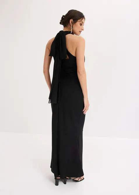 Selskapskjole i strukturert krepp, bonprix