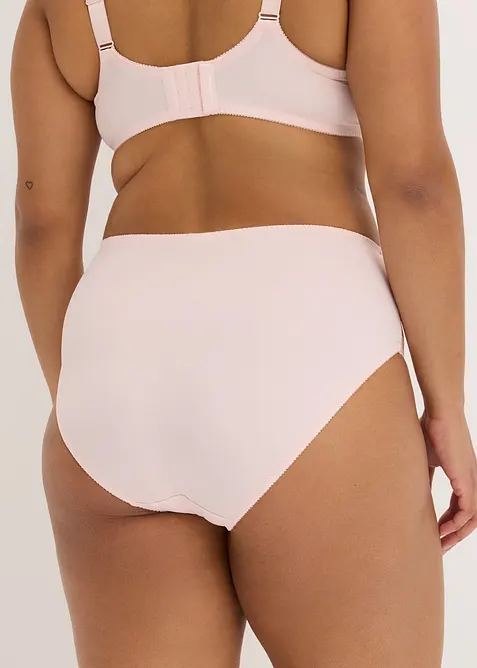 H&oslash;y truse med blomsterblonder, bonprix