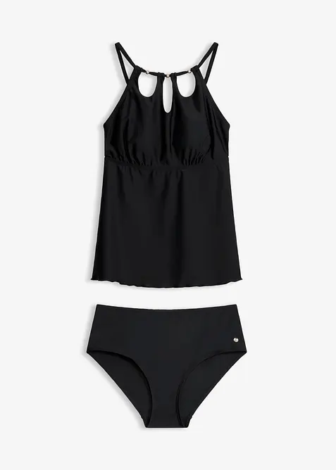 Tankini med cut-outs (2-delt sett), bonprix
