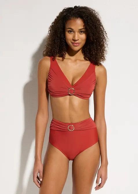 Bustier-bikini (2-delt sett) med ringdetalj, bonprix