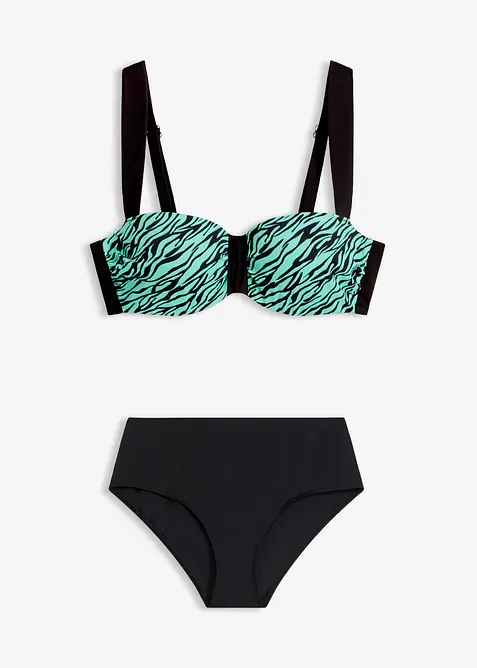 Balconette-bikini (2-delt sett) med vatterte stropper, bonprix
