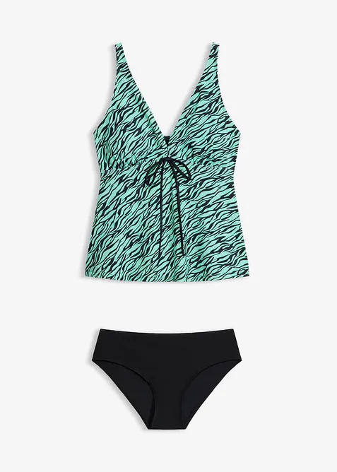 Tankini med knyteb&aring;nd (2-delt sett), bonprix