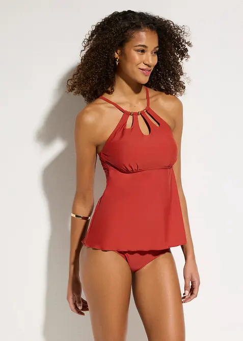 Tankini med cut-outs (2-delt sett), bonprix