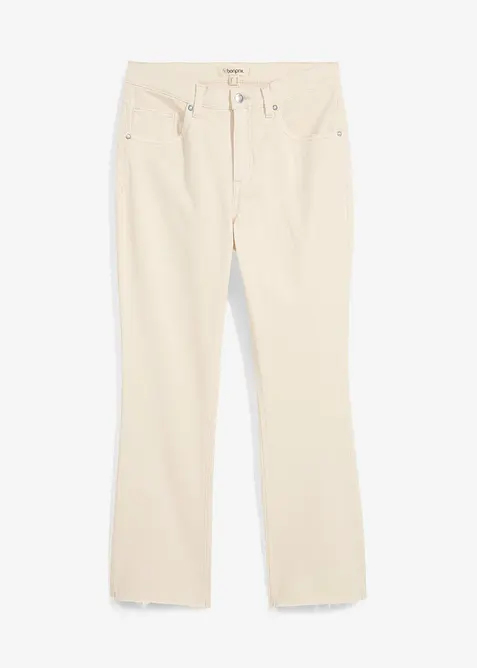 Flared jeans High Waist, cropped, bonprix