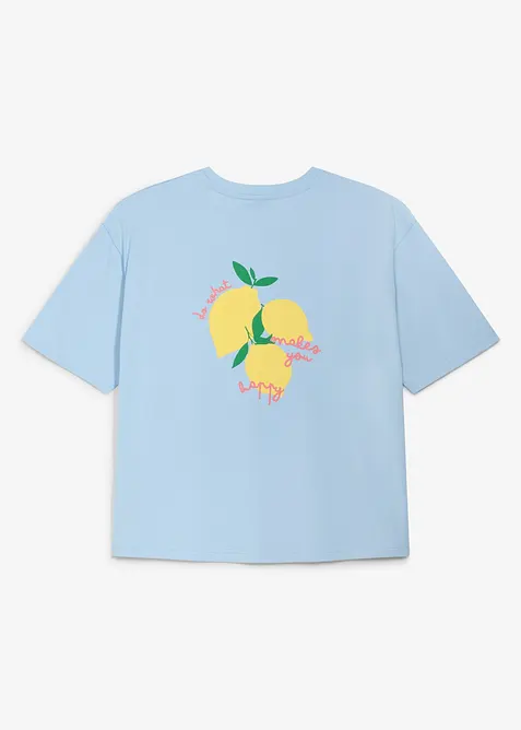 Oversized topp i 100% &oslash;kologisk bomull, bonprix