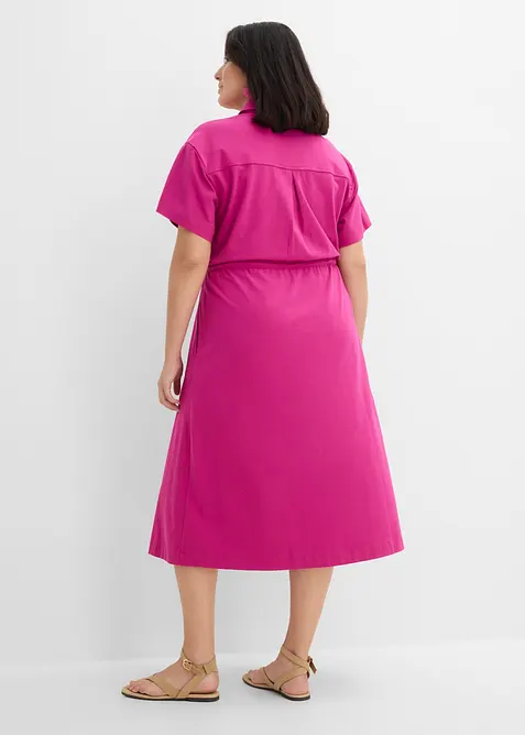 Jerseykjole i bomull med elastan, bonprix