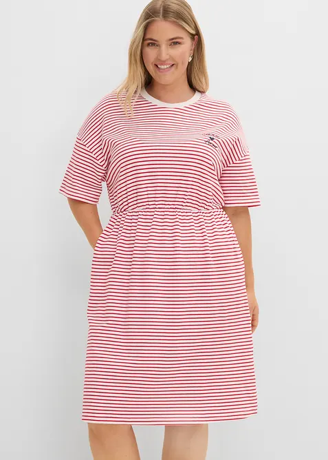 Jerseykjole i 100% bomull, bonprix