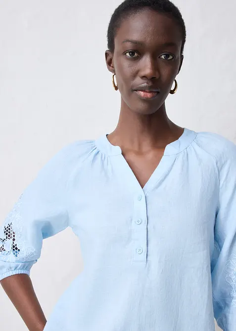 Linbluse, bonprix