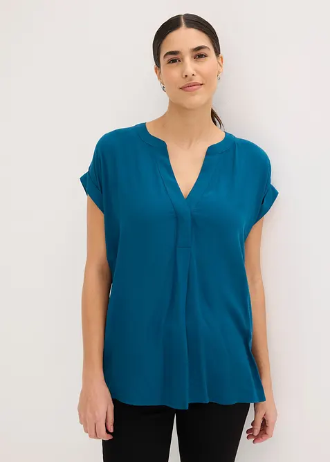 Bluse i 100% viskose, bonprix