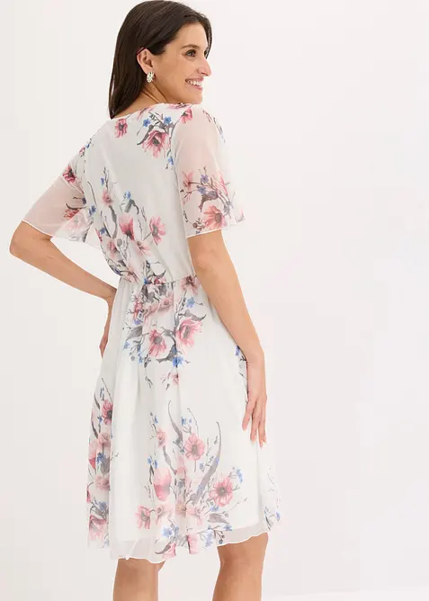 Minikjole i mesh, bonprix