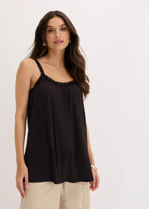 Topp i lett viskose, bonprix